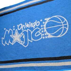 Biederlack NBA Orlando Magic Throw Blue Made in USA Vintage Fleece Blanket
